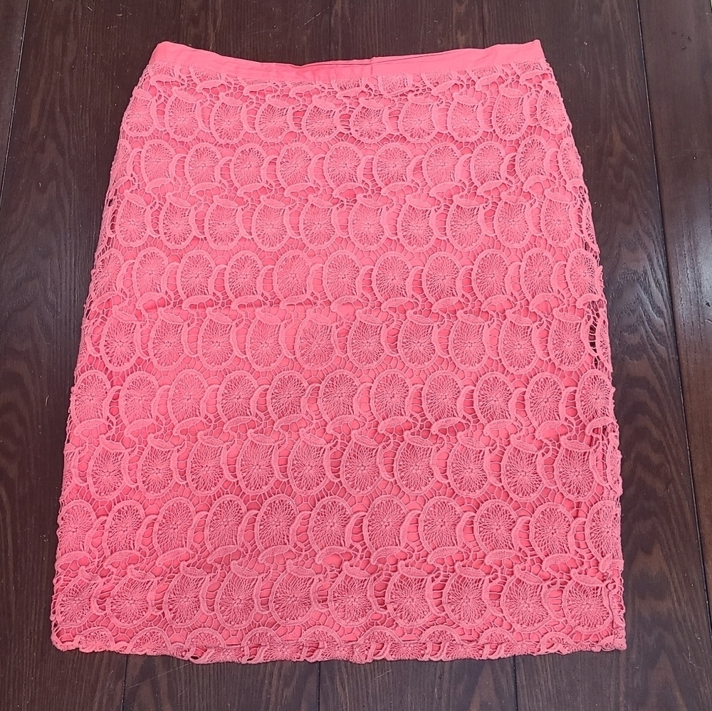 Mikarose Coral Lace Skirt